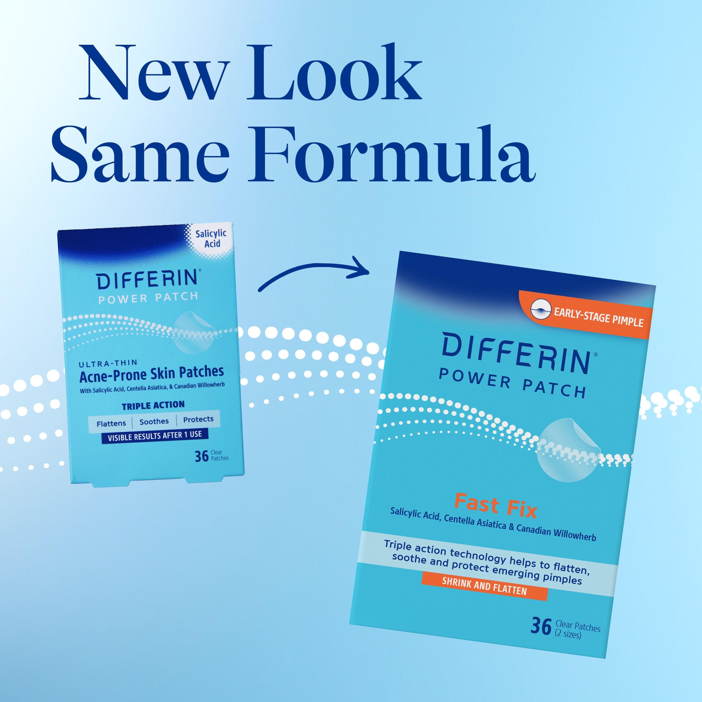Differin Acne Fighter Pack Salicylic Acid Pimple Patches 36 Count Acne Treatment - Thumbnail 2