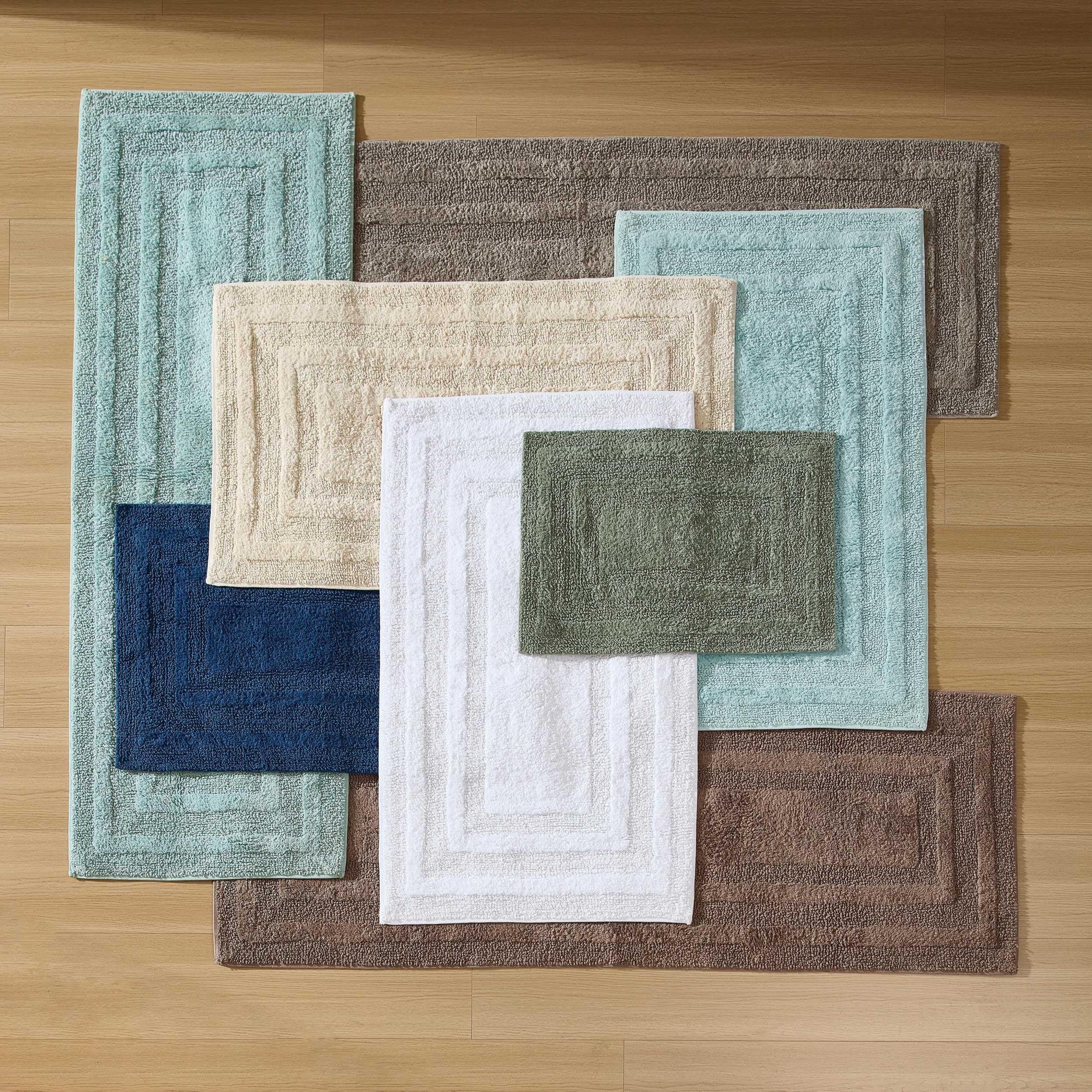 Eddie Bauer Logan Cotton Bath Rug - Soft, Plush, Fast Drying, Washable - Thumbnail 6