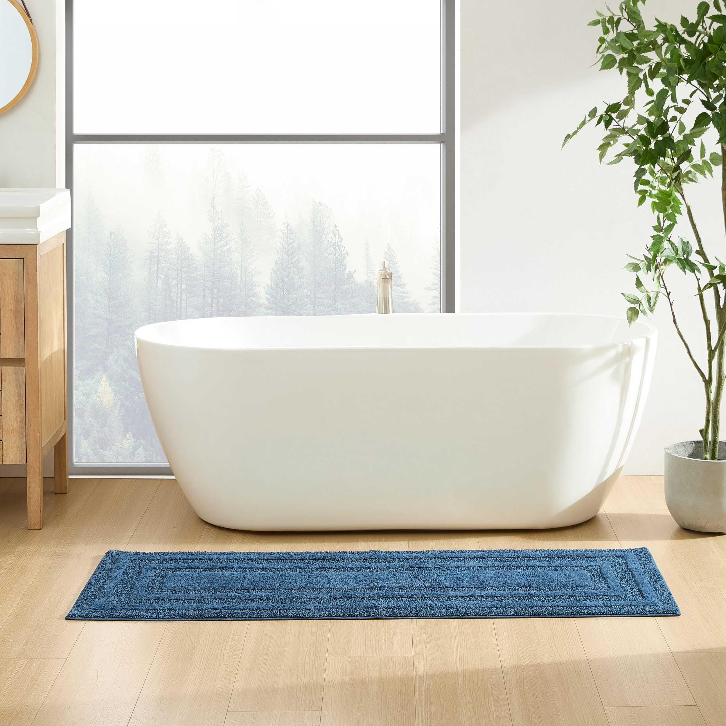 Eddie Bauer Logan Cotton Bath Rug - Soft, Plush, Fast Drying, Washable - Thumbnail 3