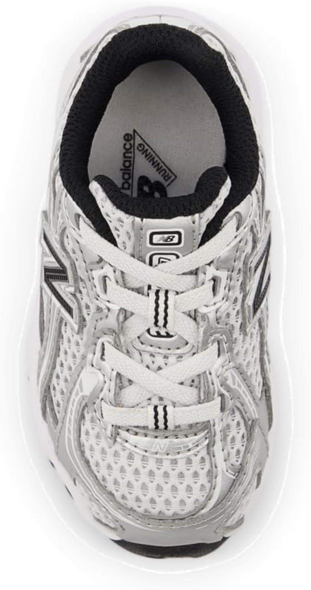New Balance Unisex-Child 740 Bungee Lace (Infant/Toddler) - Silver Metallic - 6 - Thumbnail 4