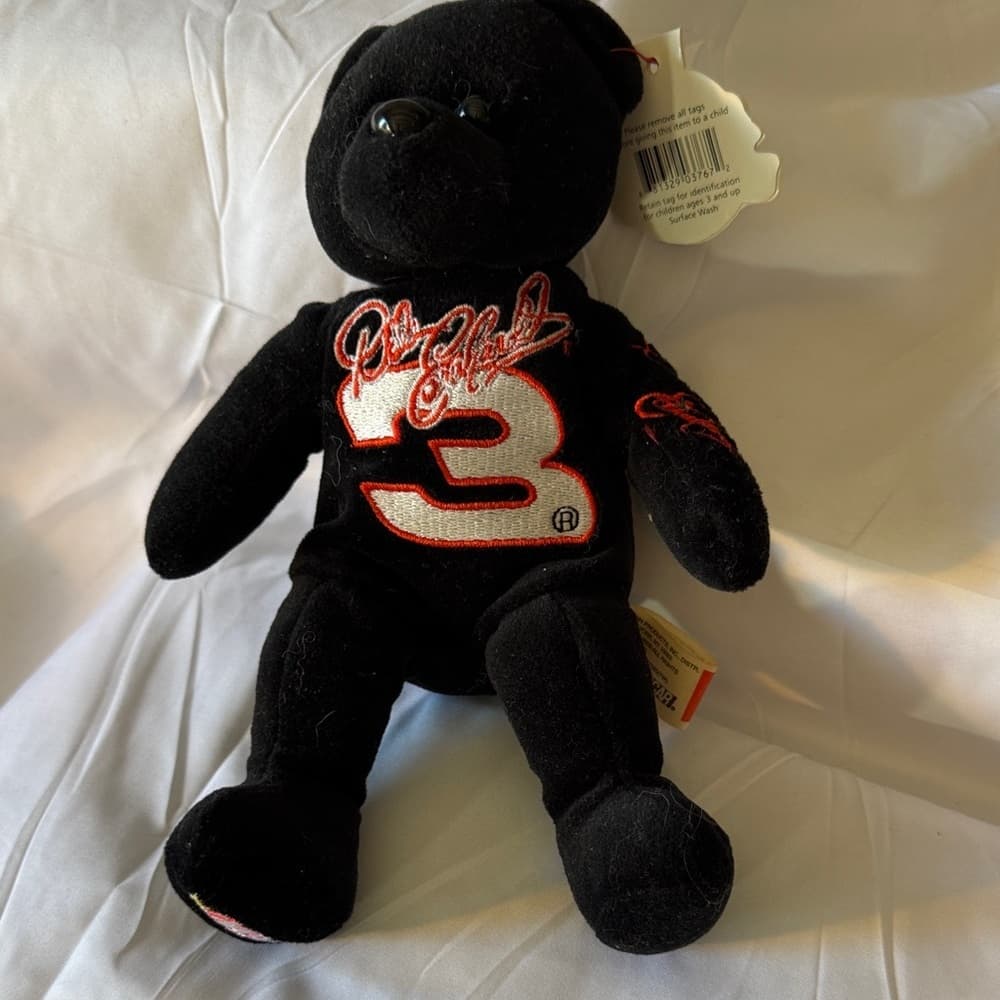 Team Speed Bears Black Plush Toy. - Thumbnail 7