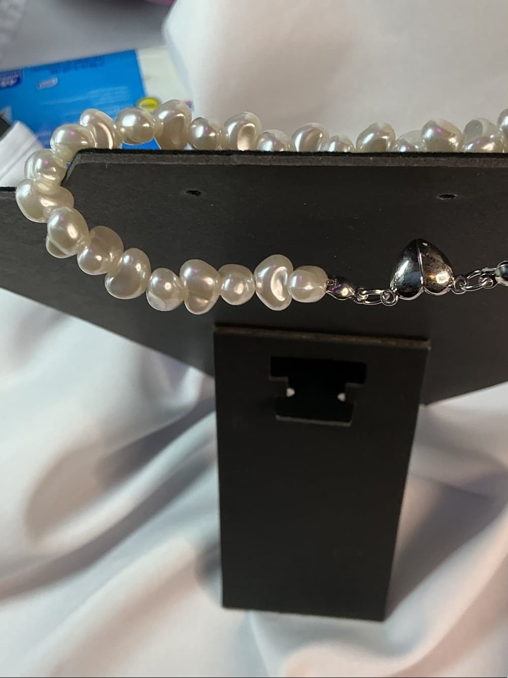 ★ Faux Pearl Choker Necklace Elegant Coquette Cottagecore Jewelry - Thumbnail 2