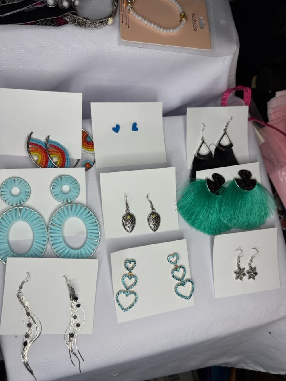 50 Jewelry Display Cards Earring Cards Bulk Small Business Supplies - Thumbnail 10