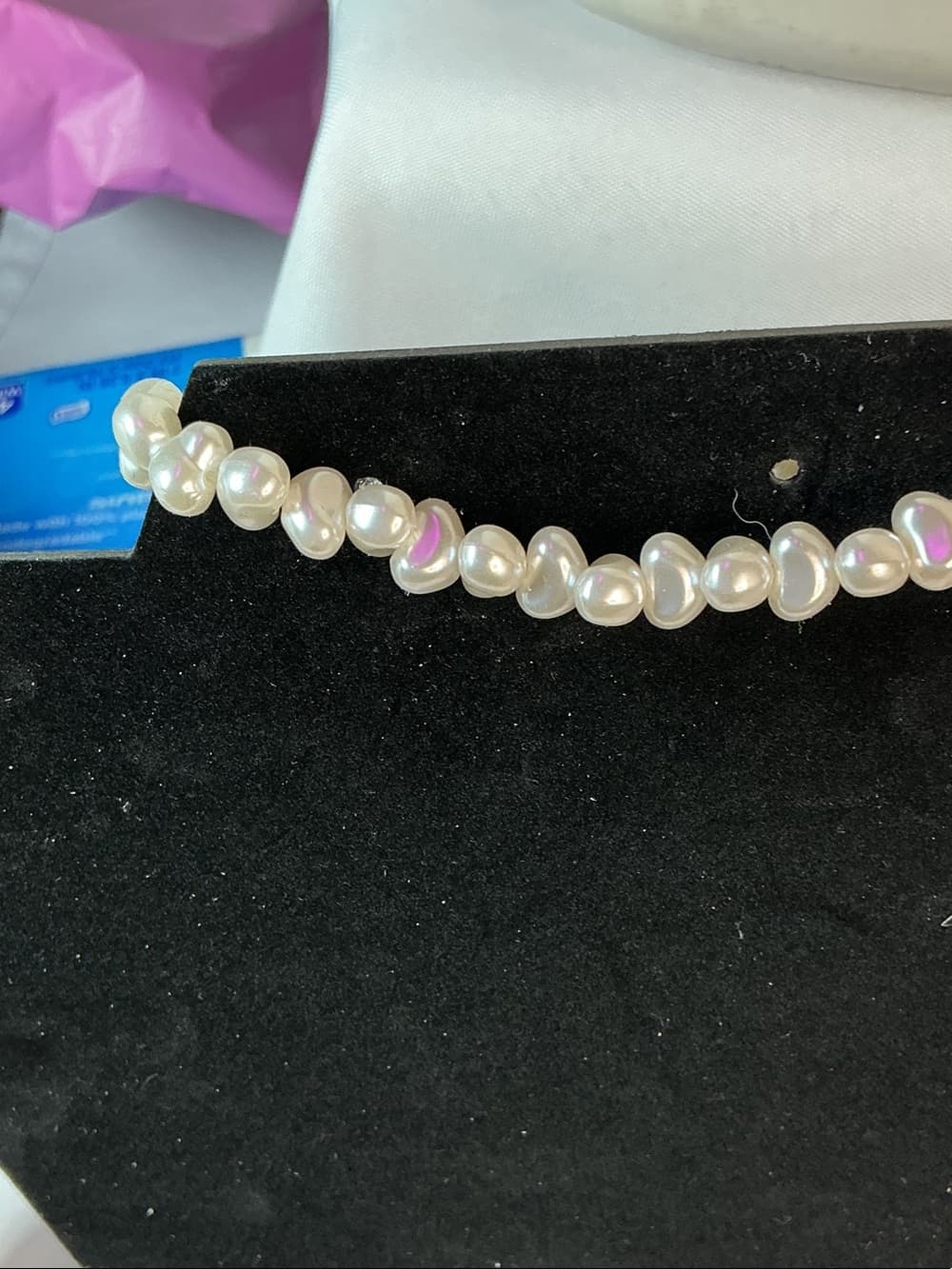 ★ Faux Pearl Choker Necklace Elegant Coquette Cottagecore Jewelry