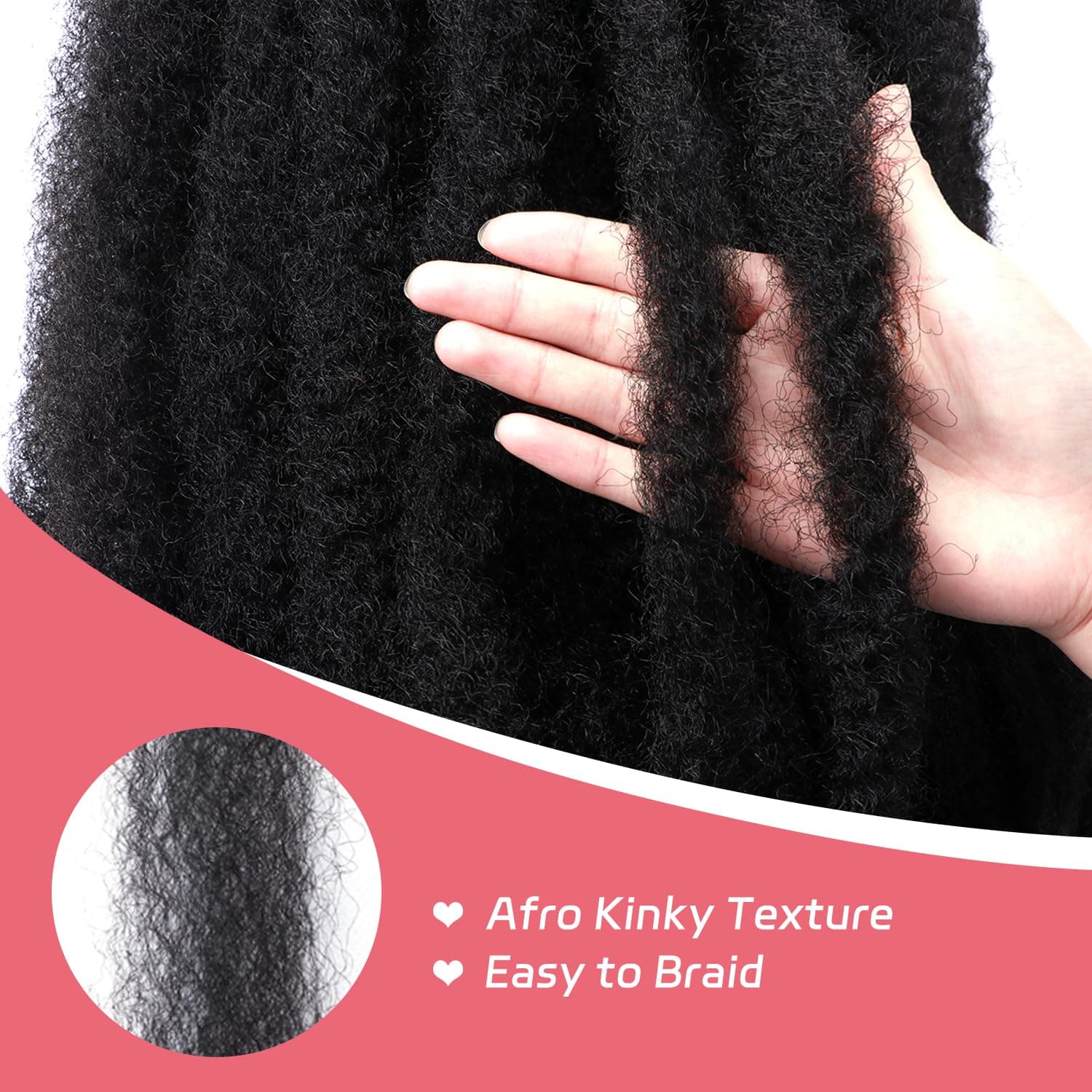 Marley Twist Braiding Hair-18Inch 8packs Cuban Twist Hair Soft Marley Hair for B - Thumbnail 4