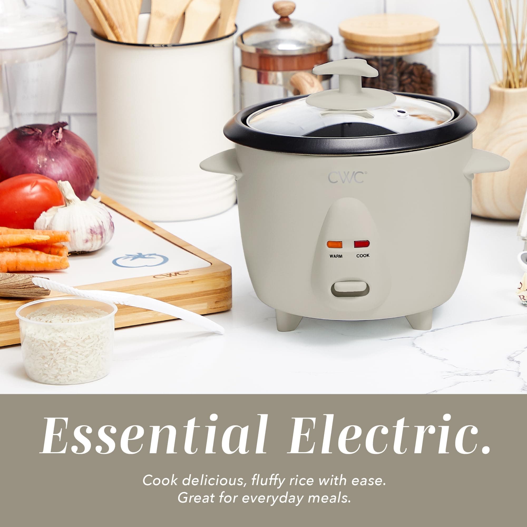 COOK WITH COLOR 6 Cup Rice Cooker 300W - Effortless Cooking and Perfectly, Cooks - Thumbnail 7