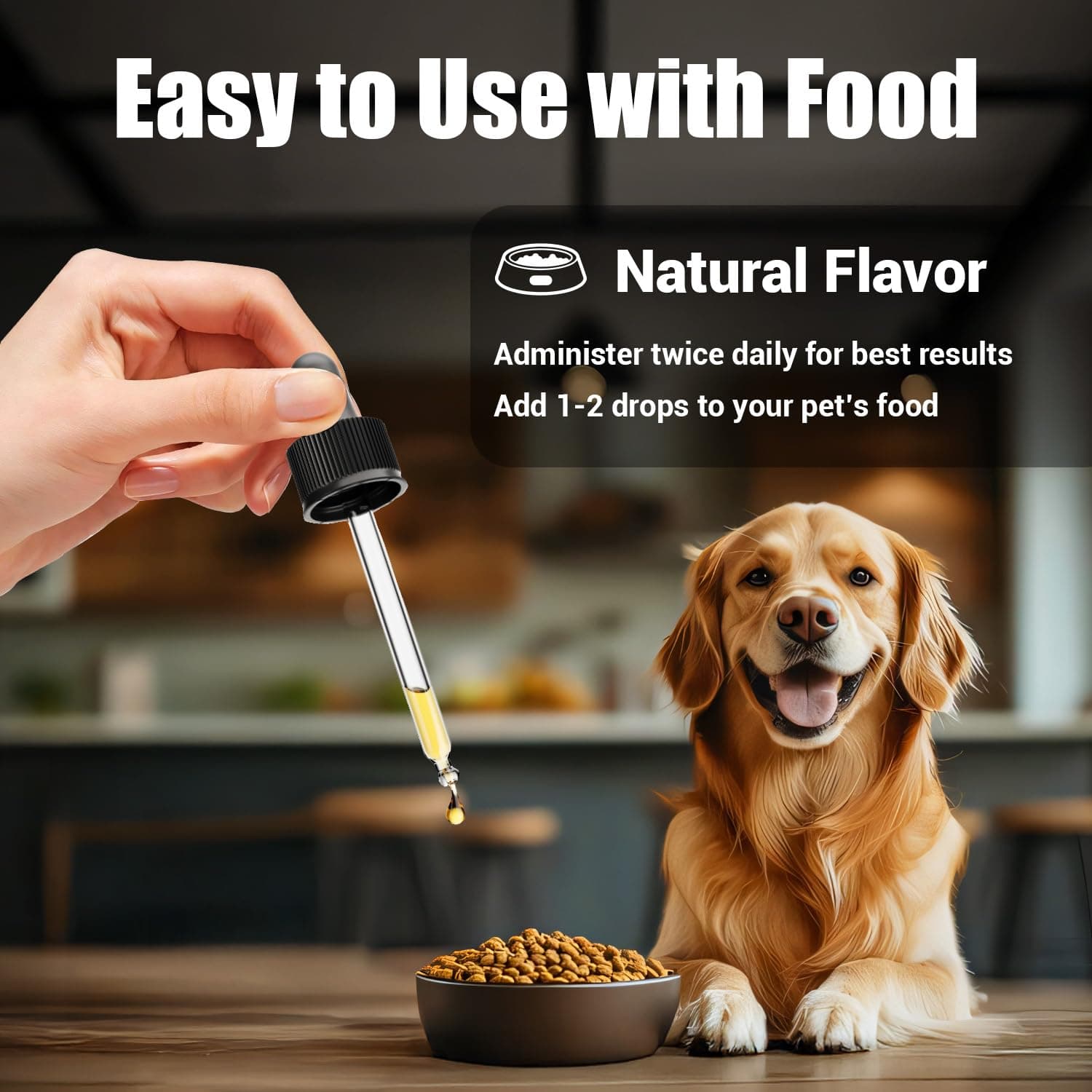 Quercetin for Dogs, Dog Quercetin Liquid Drops, Dog Quercetin Herbal Supplement - Thumbnail 5