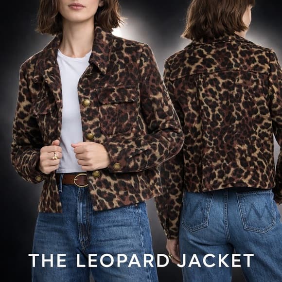 Vigoss Leopard Print Teddy Jacket - Thumbnail 6