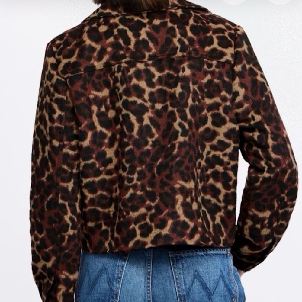 Vigoss Leopard Print Teddy Jacket - Thumbnail 4