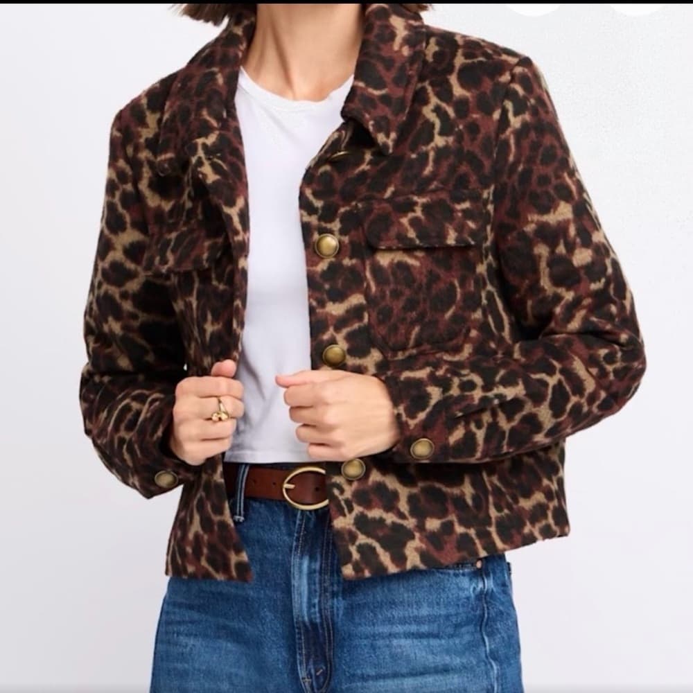 Vigoss Leopard Print Teddy Jacket - Thumbnail 3