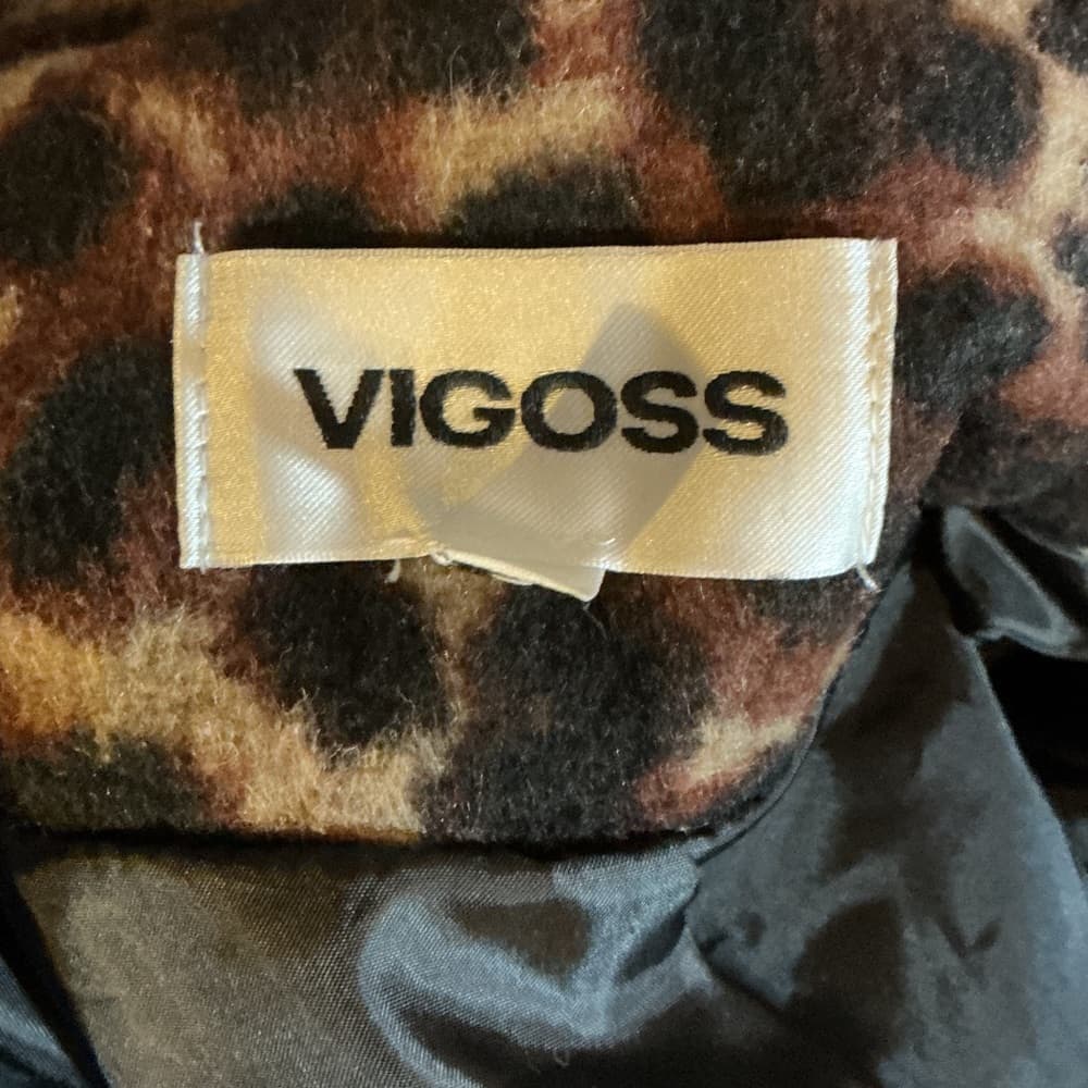 Vigoss Leopard Print Teddy Jacket