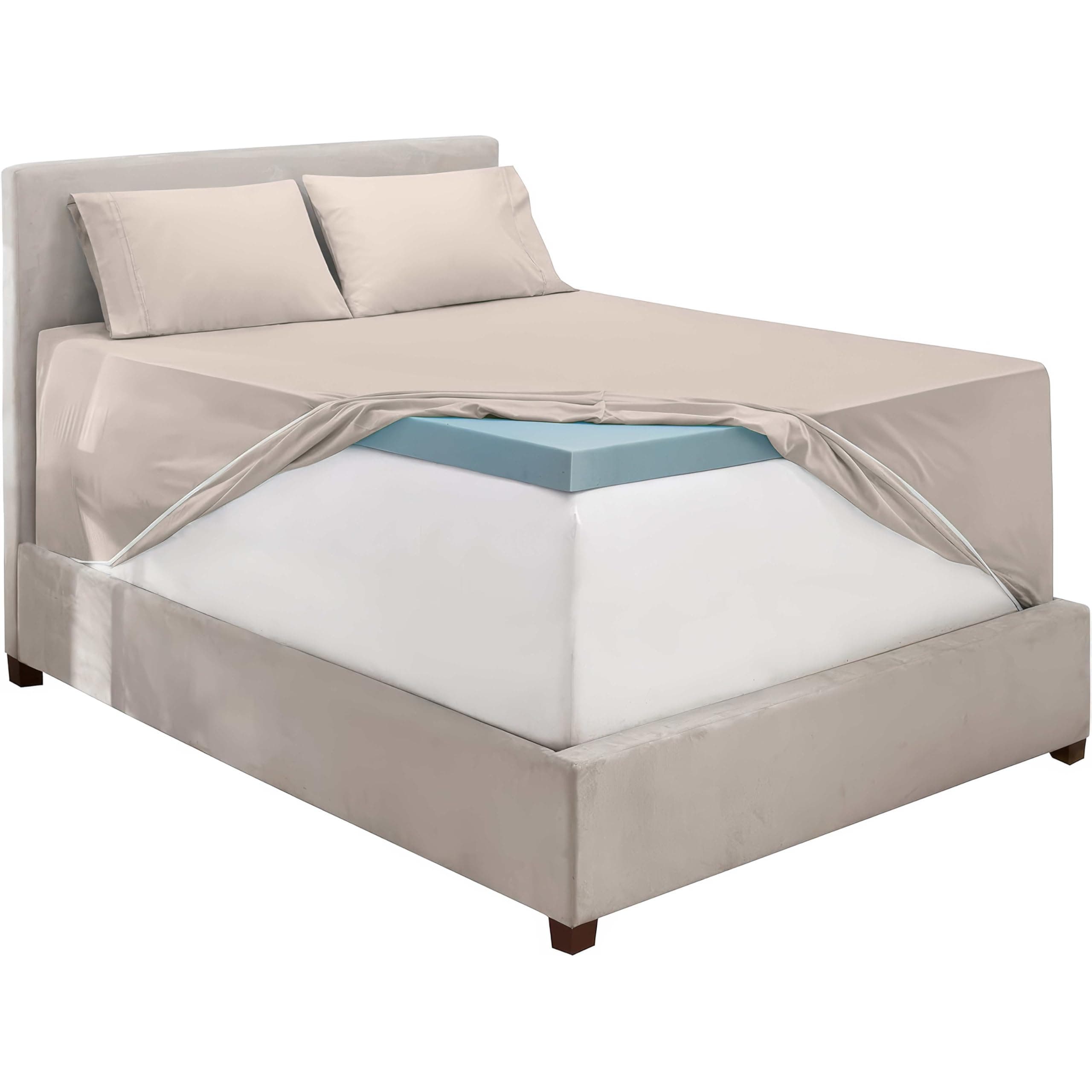Hearth & Harbor Extra Deep Pocket California King Sheets - 4 Piece Hotel Luxury - Thumbnail 2