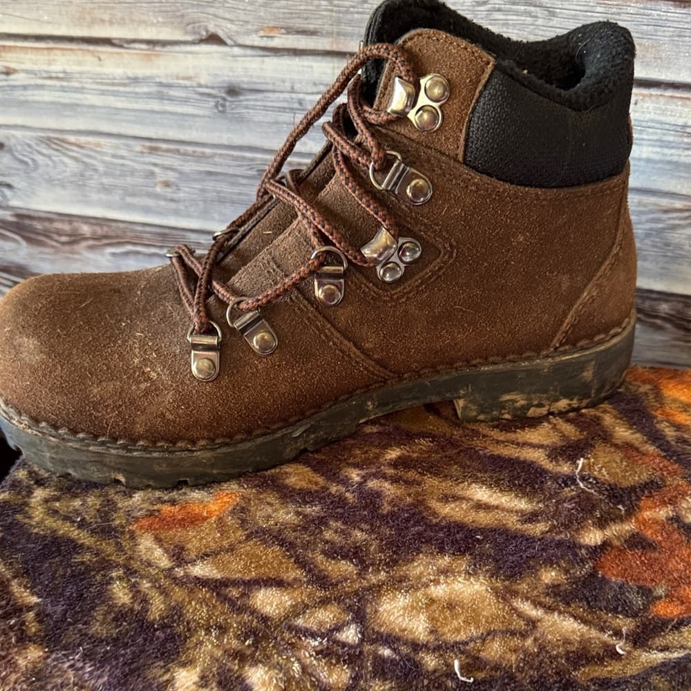Men's Brown Hiking Boots - Thumbnail 3