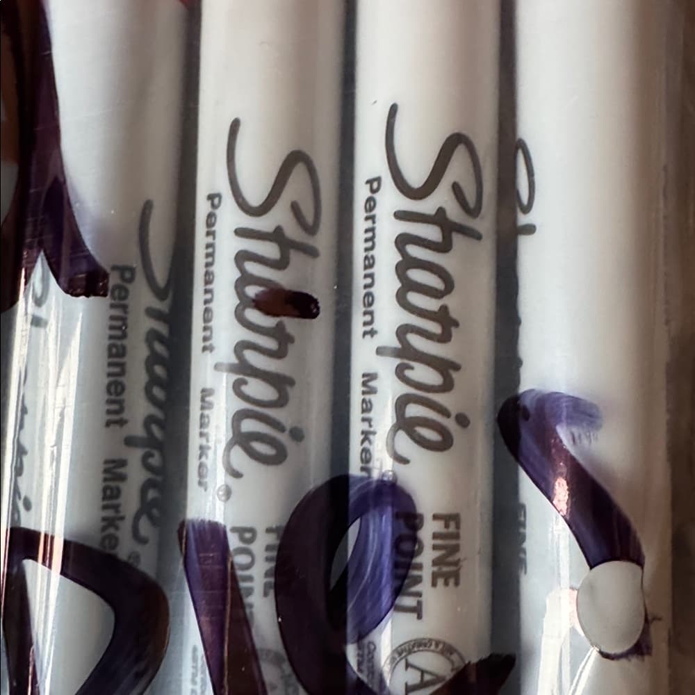 ★ Sharpie Fine Point Permanent Markers Red Set of 6 Office School Supply - Thumbnail 2