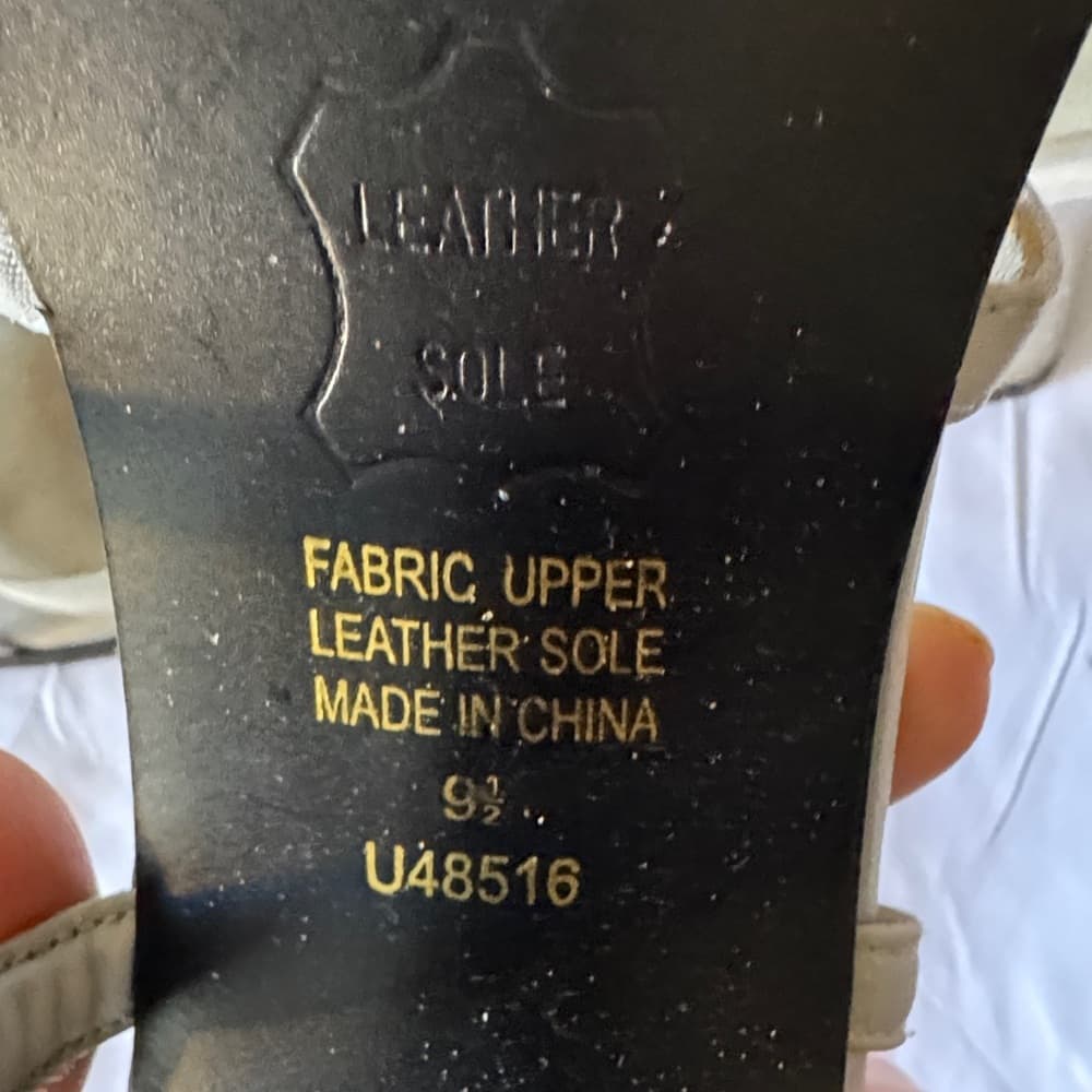 Unlisted Women's Strappy Cream Heels - Thumbnail 2