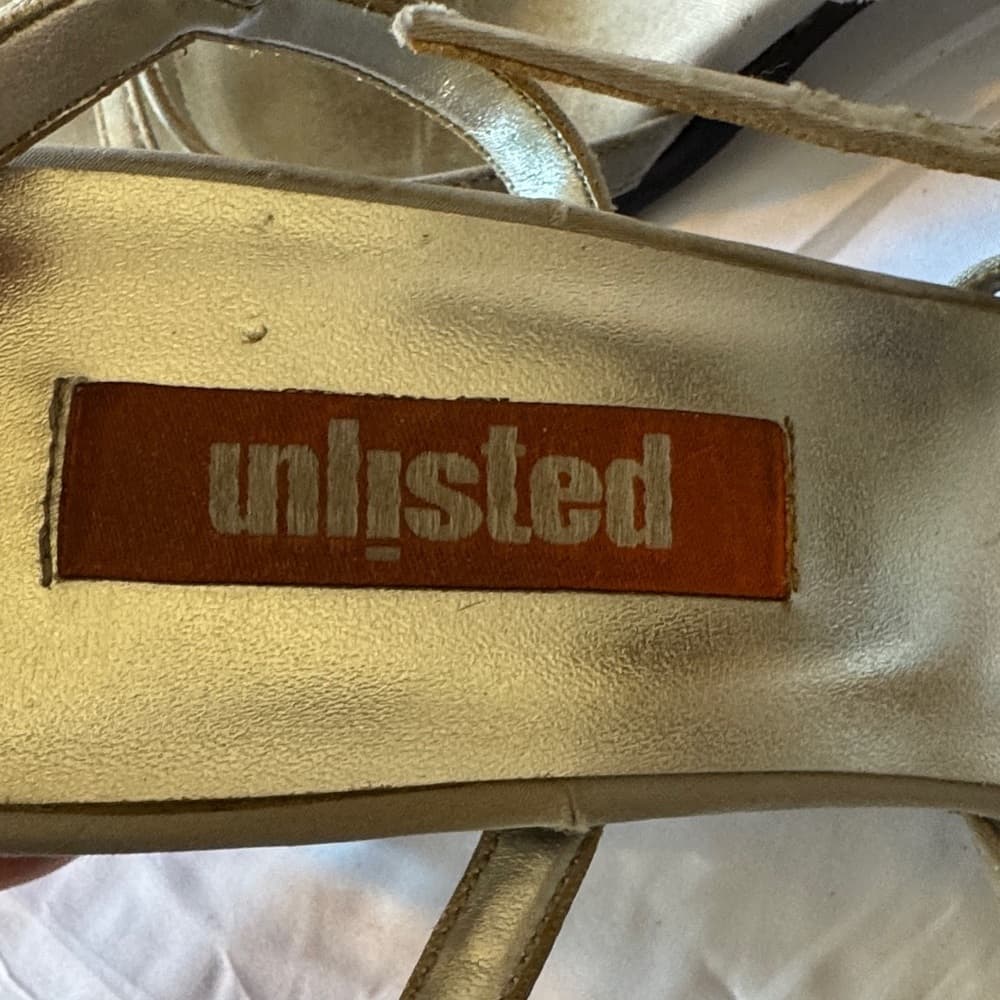 Unlisted Women's Strappy Cream Heels