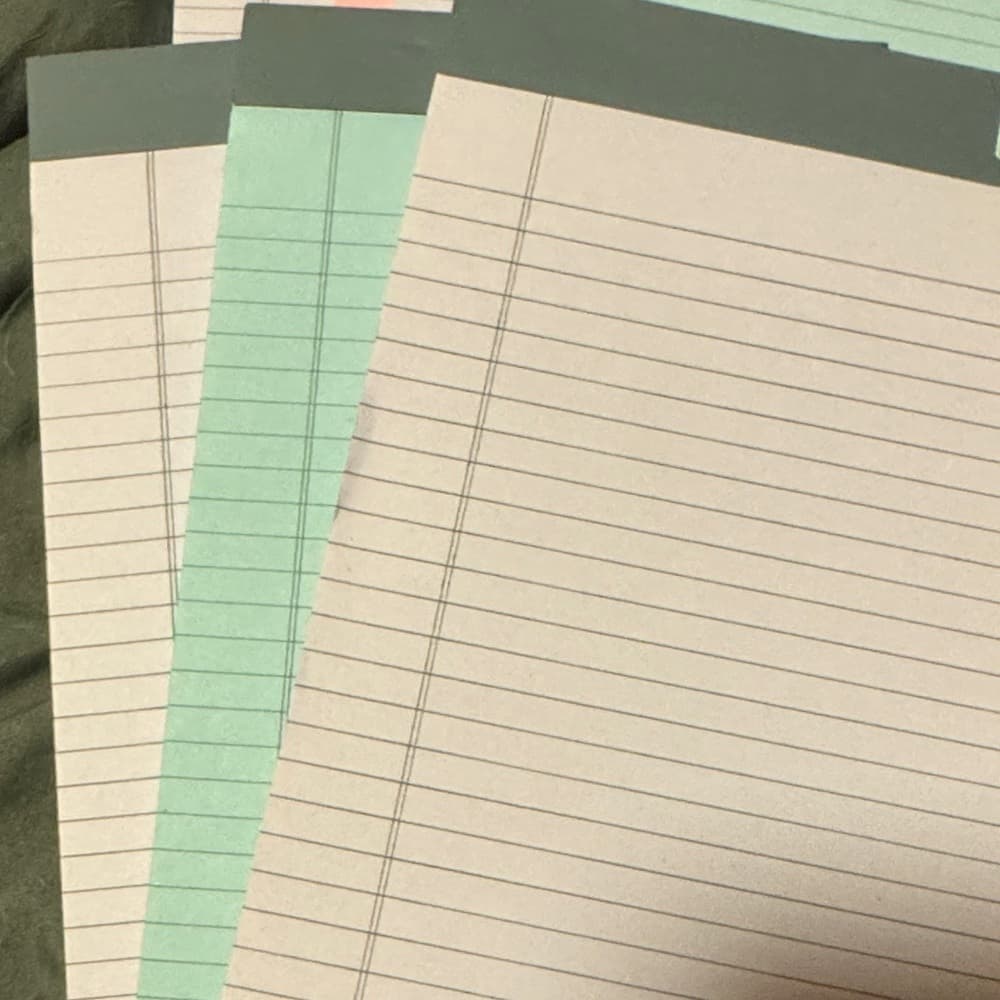 ★ Tru Red Legal Pads Assorted Colors Lined Writing Notepads Set of 8 - Thumbnail 2