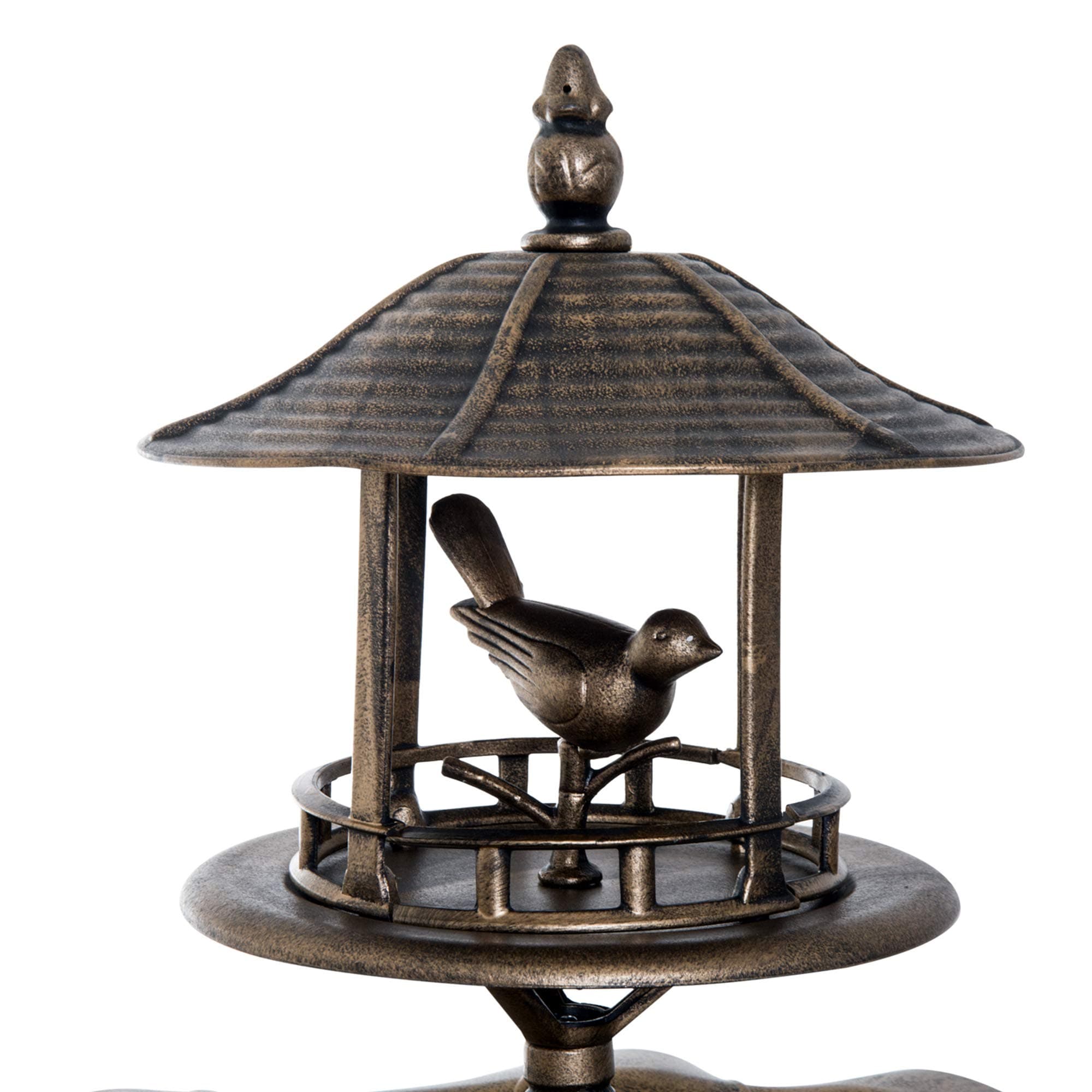 Outsunny 3-In-1 Garden Bird Bath Bowl Pedastal Bird Feeder Large Water Basin - Thumbnail 8