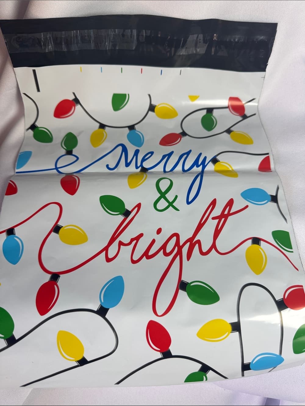 ★ 20 Merry & Bright Holiday Poly Mailers Shipping Supplies