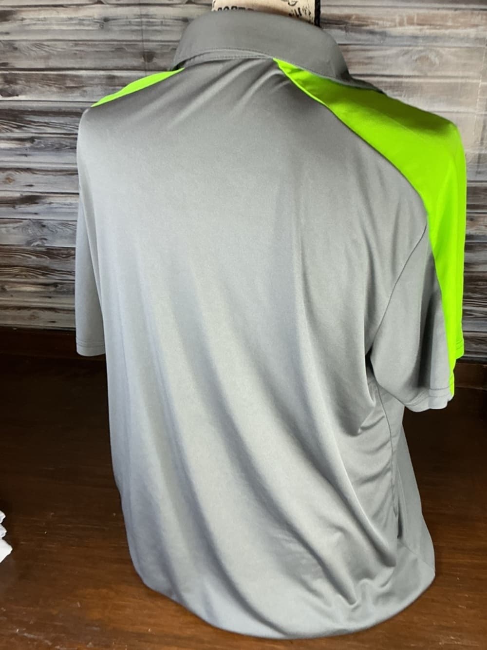 ★ SERVPRO Gray Neon Green Polo Shirt Logo Workwear Uniform Women 2XL - Thumbnail 3