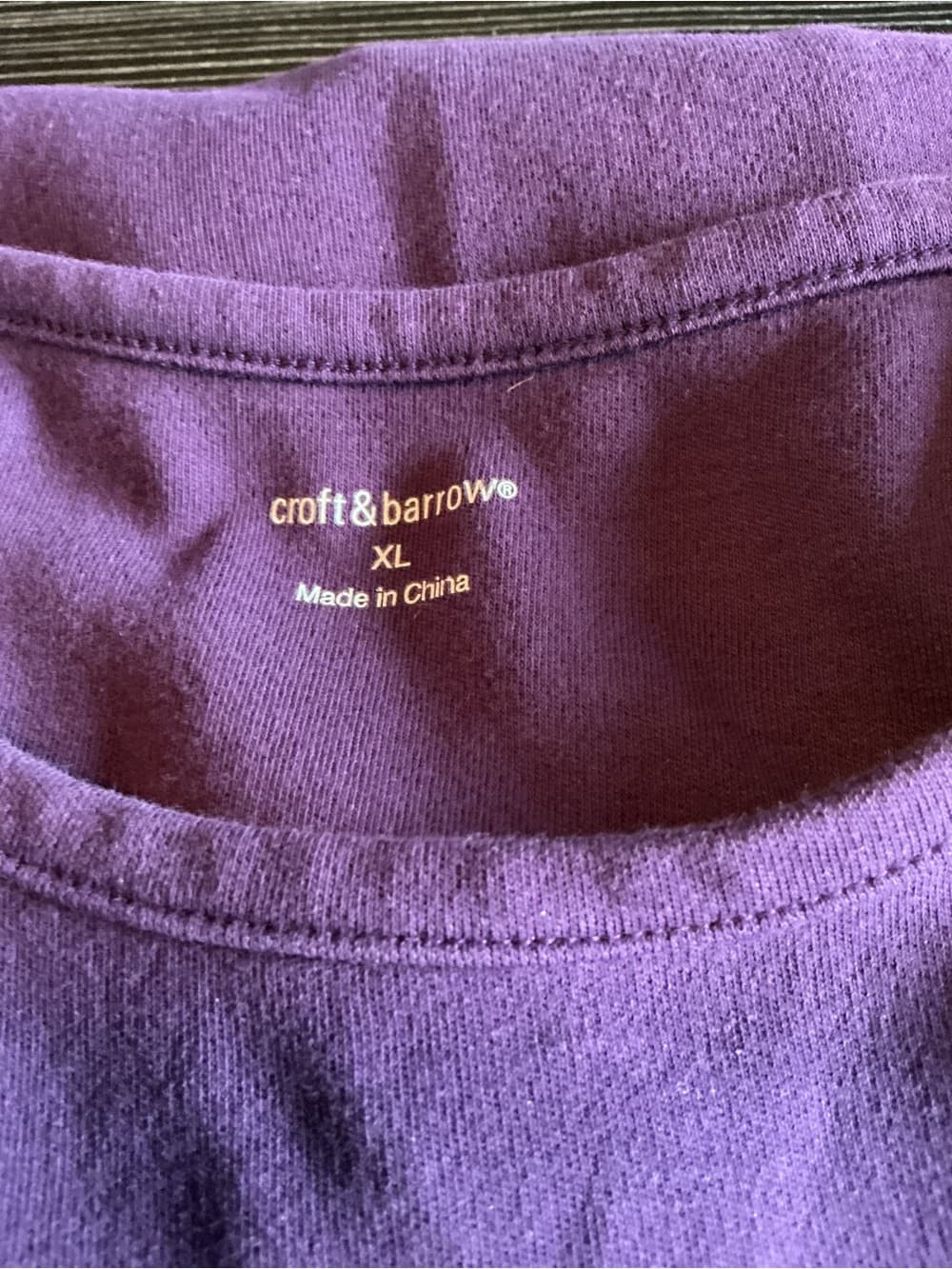 ★ Purple Long Sleeve Knit Top Classic Casual Everyday Essential