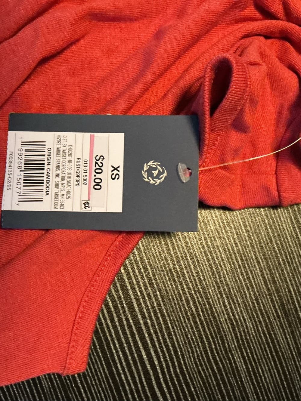 ⭐ Red Sleeveless Turtleneck Top Fitted Stretch Layering Basic NWT - Thumbnail 5