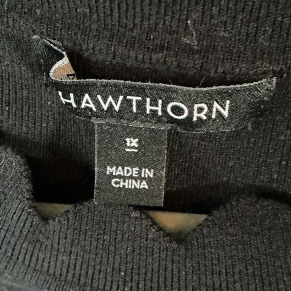 GAP Women's Black Crew Neck Sweater - Thumbnail 2