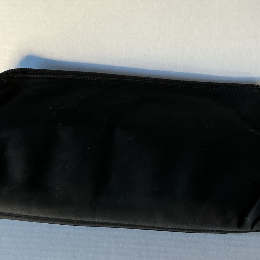 ⭐ Lululemon Black Nylon Cosmetic Bag Travel Pouch Makeup Organizer - Thumbnail 2