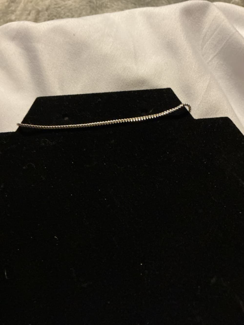 Silver Bead Chain Bracelet Simple Everyday - Thumbnail 2
