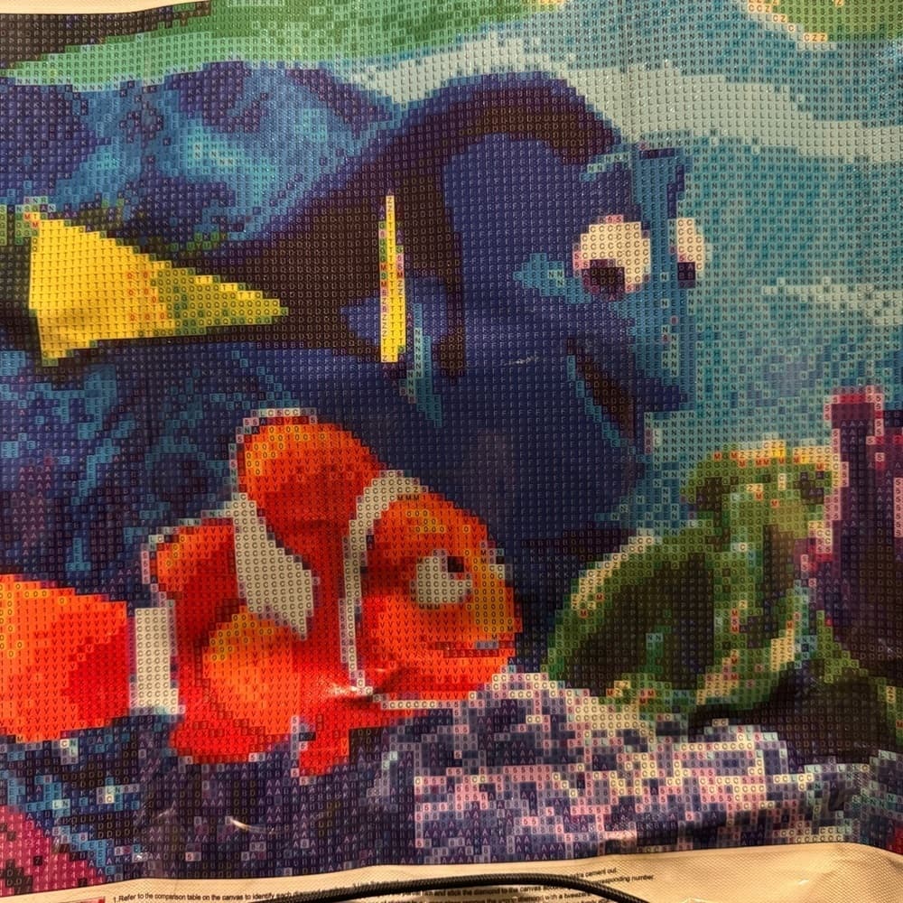 ★ Finding Nemo Inspired Diamond Art Painting Ocean Fish Wall Decor - Thumbnail 2