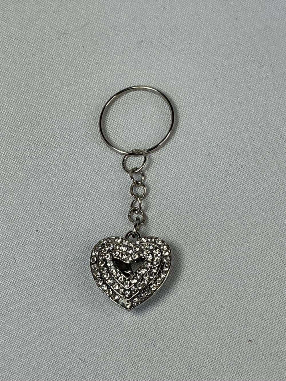 ⭐ Black Crystal Teddy Bear Keychain Cute Glam Y2K Purse Charm Accessory - Thumbnail 4