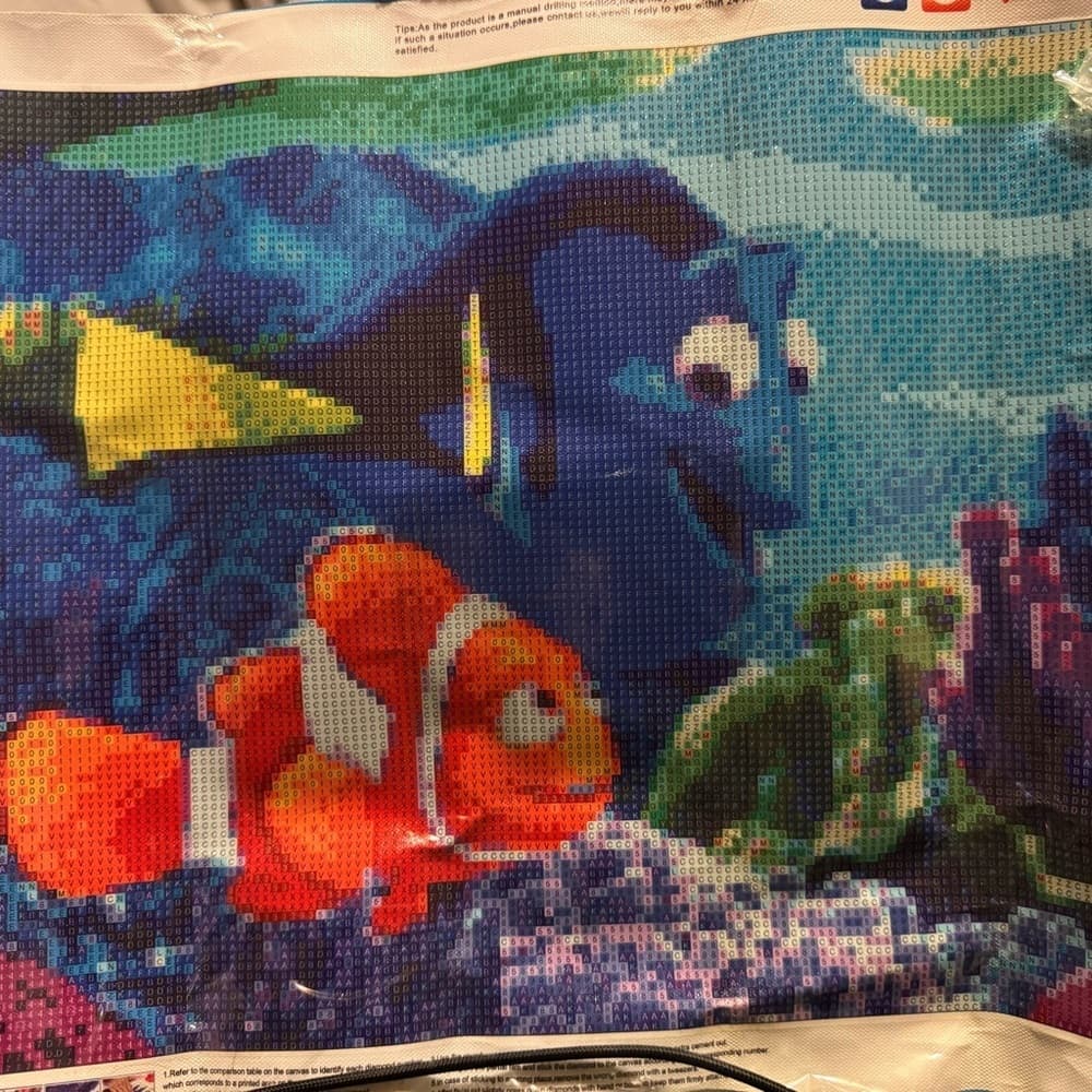 ★ Finding Nemo Inspired Diamond Art Painting Ocean Fish Wall Decor