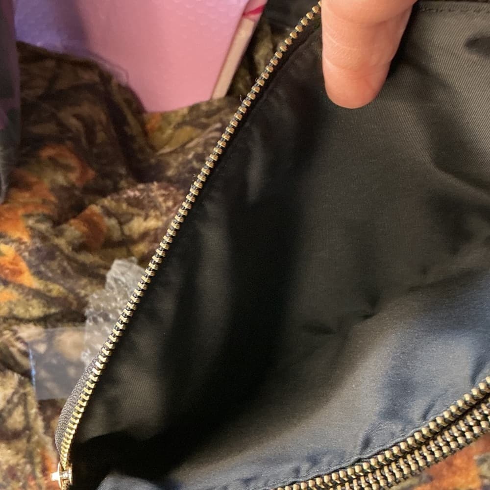 ⭐ Lululemon Black Nylon Cosmetic Bag Travel Pouch Makeup Organizer - Thumbnail 3