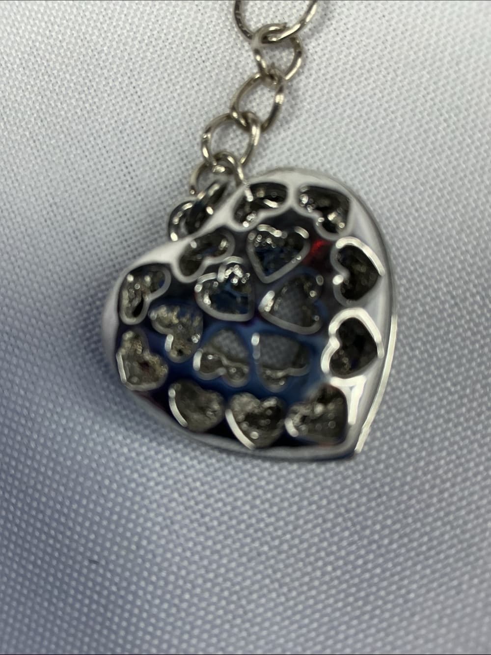 ⭐ Black Crystal Teddy Bear Keychain Cute Glam Y2K Purse Charm Accessory - Thumbnail 3