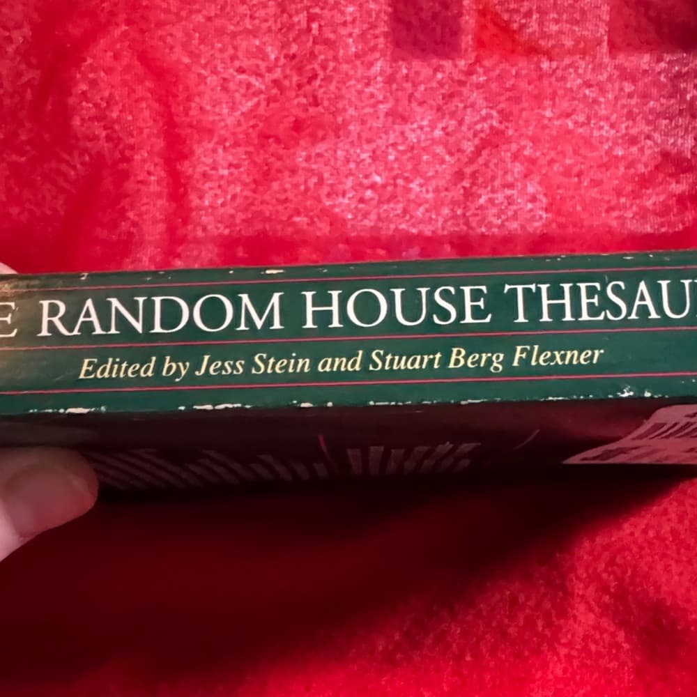★ Vintage Random House Thesaurus Pocket Reference Book 1984 Edition