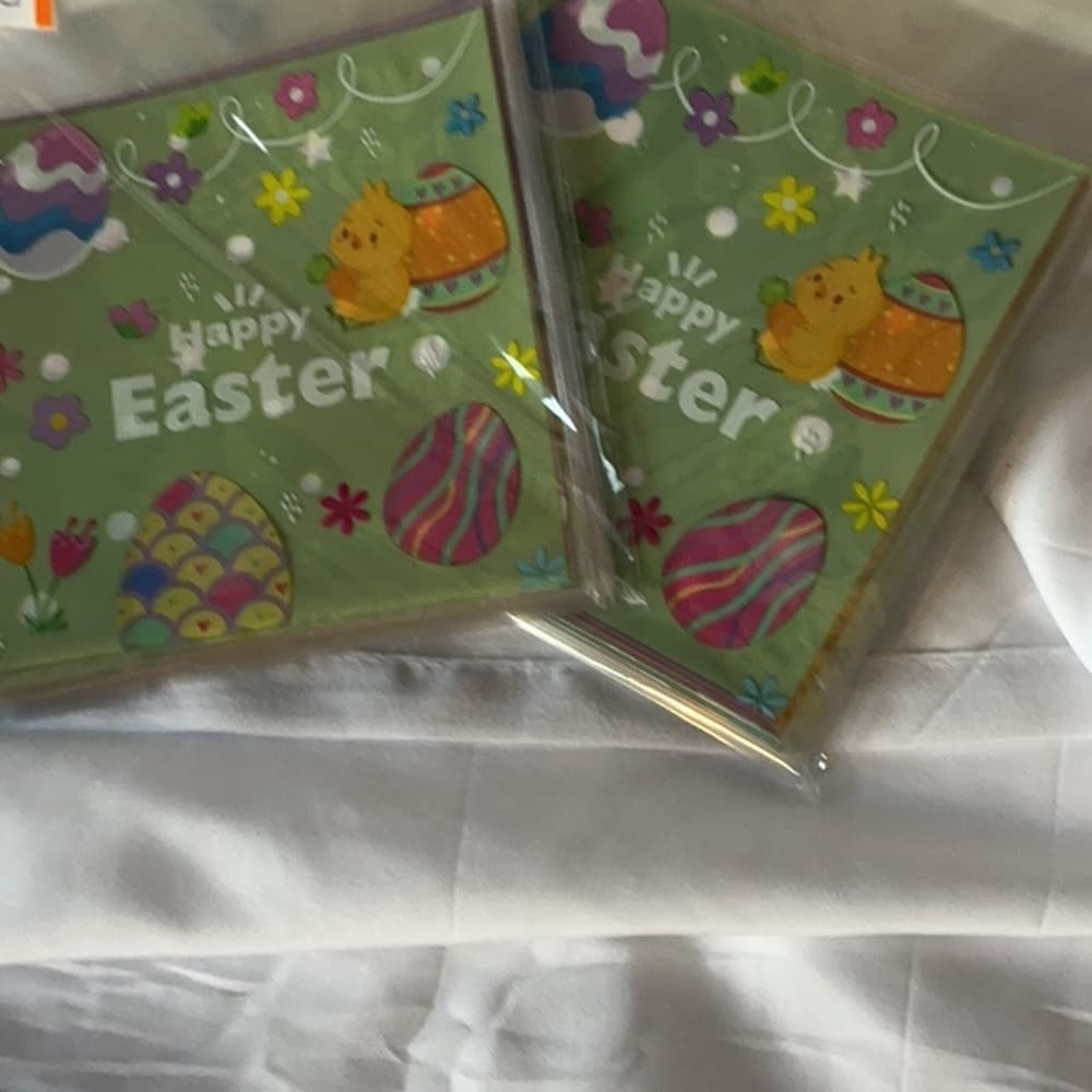 Easter Themed Self-adhesive Plastic Bags- Multicolor-50PC
