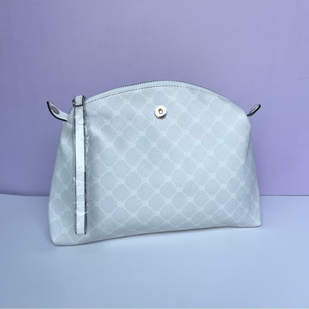 ⭐ Steve Madden White Tote Bag Set 3 Piece Crossbody Pouch NWT - Thumbnail 7