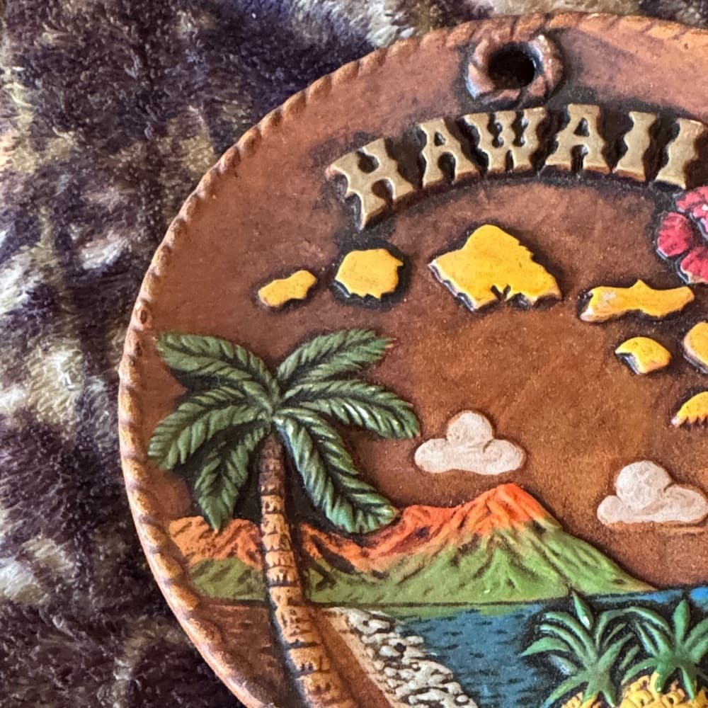 ★ Hawaii Souvenir Wall Plaque Hawaiian Islands Tropical Island Decor - Thumbnail 4