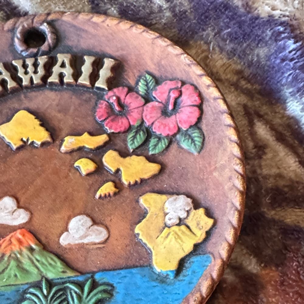 ★ Hawaii Souvenir Wall Plaque Hawaiian Islands Tropical Island Decor - Thumbnail 2