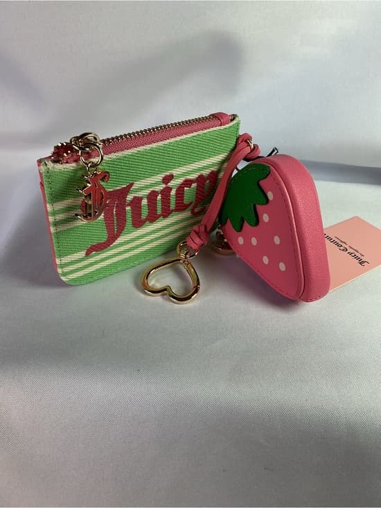 ★ Juicy Couture Juicy Paradise Strawberry Coin Purse & Card Holder NWT - Thumbnail 9