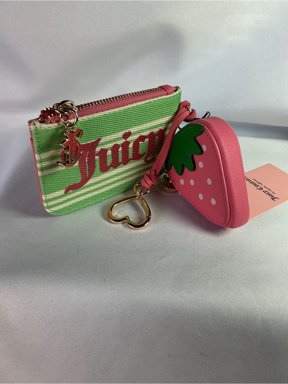 ★ Juicy Couture Juicy Paradise Strawberry Coin Purse & Card Holder NWT - Thumbnail 8