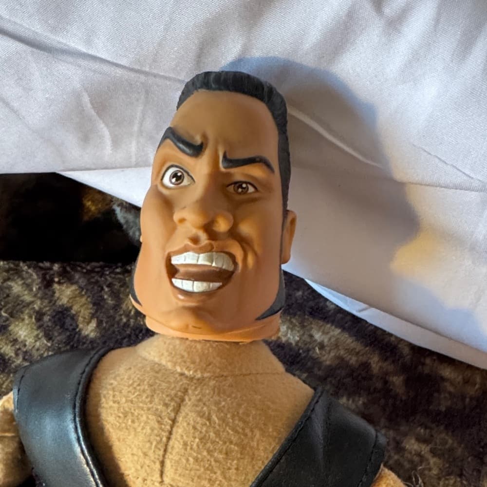 ★ WWE The Rock Plush Doll Wrestling Figure Toy Collectible WWF - Thumbnail 3