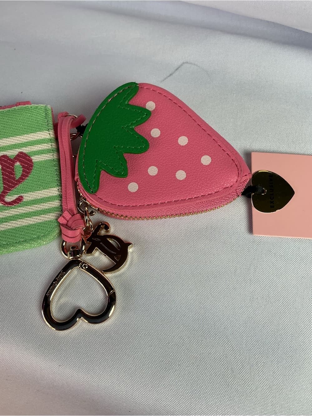 ★ Juicy Couture Juicy Paradise Strawberry Coin Purse & Card Holder NWT - Thumbnail 3