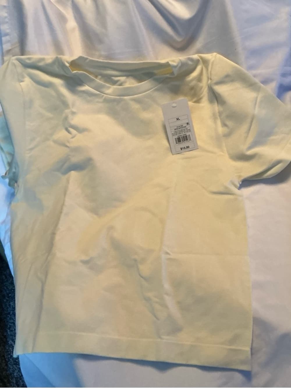 ★ NWT Basic Crew Neck Tee Short Sleeve Everyday Essential Top - Thumbnail 4
