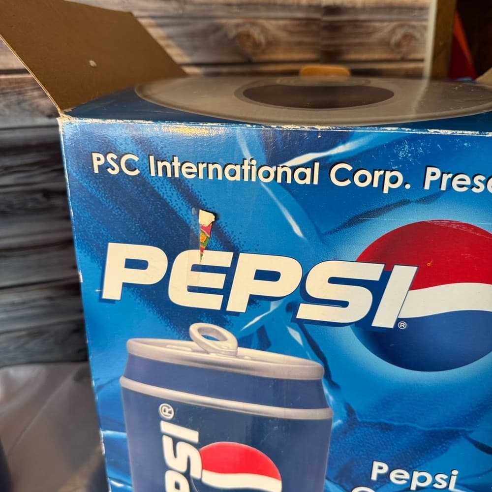 ★ Pepsi Can Cooler Ice Bucket Drink Cooler Collectible Party Decor