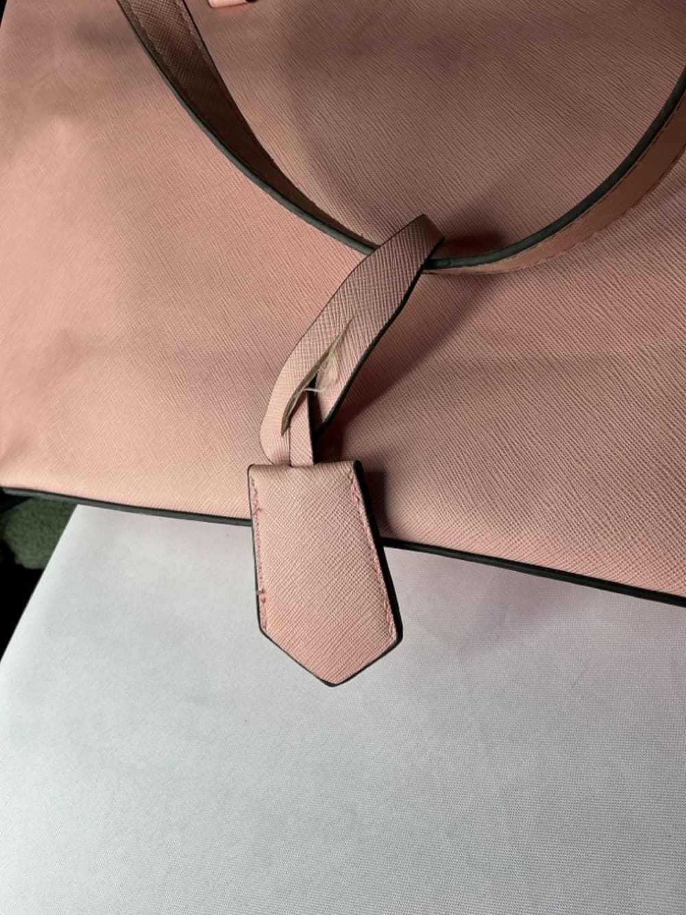 ⭐ Emma & Paige Blush Pink Large Tote Shoulder Bag Work Travel Purse - Thumbnail 12
