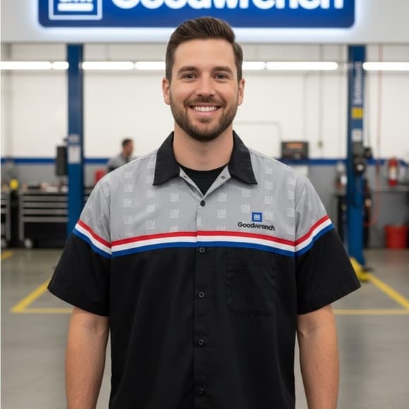 ★ GM Goodwrench Racing Stripe Work Shirt Uniform Men's XL - Thumbnail 7