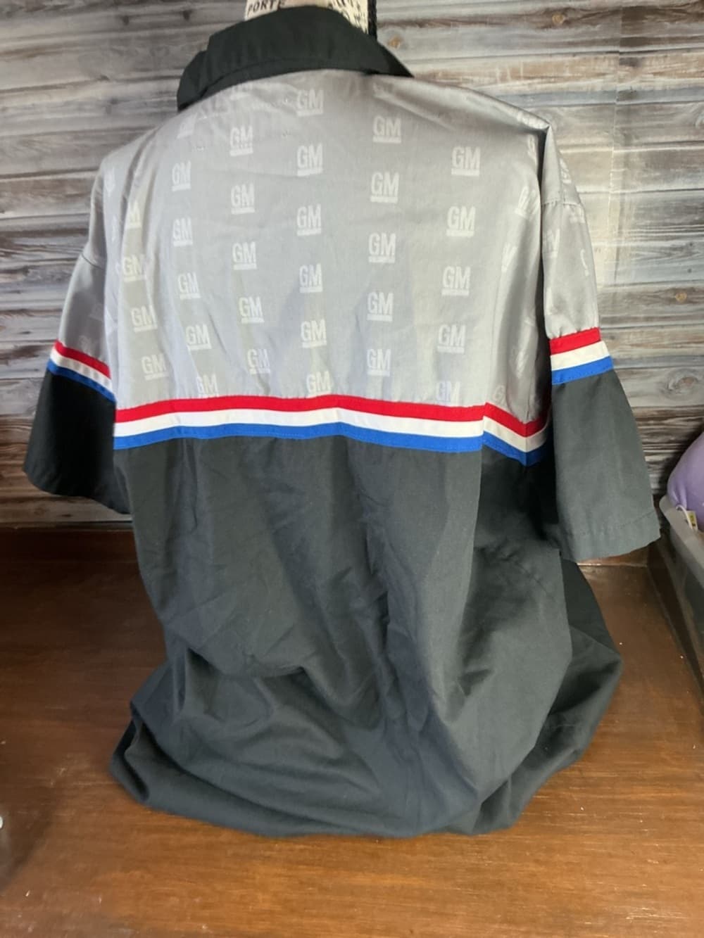 ★ GM Goodwrench Racing Stripe Work Shirt Uniform Men's XL - Thumbnail 5
