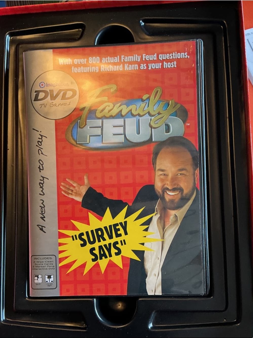 ★ Family Feud DVD Game Richard Karn Interactive Party Game Complete