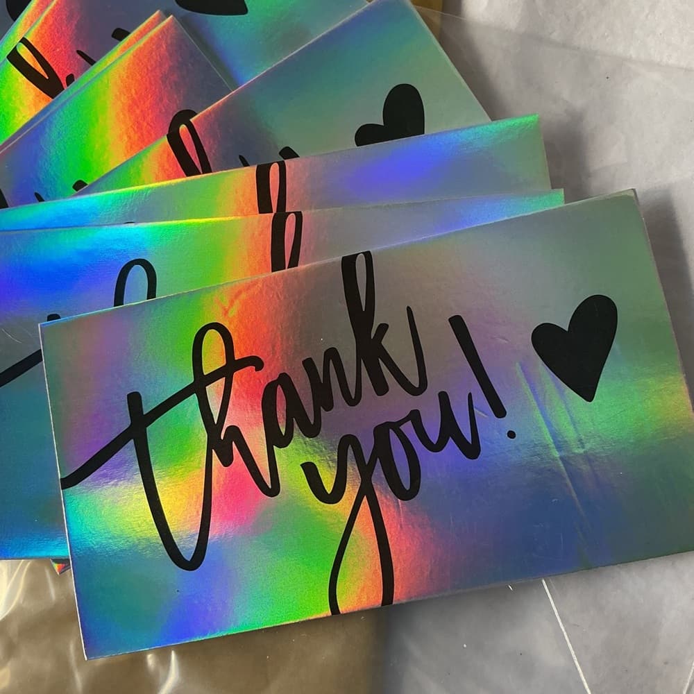 ★ Reseller Shipping Bundle Kit Poly Mailers Bags Thank You Cards - Thumbnail 4